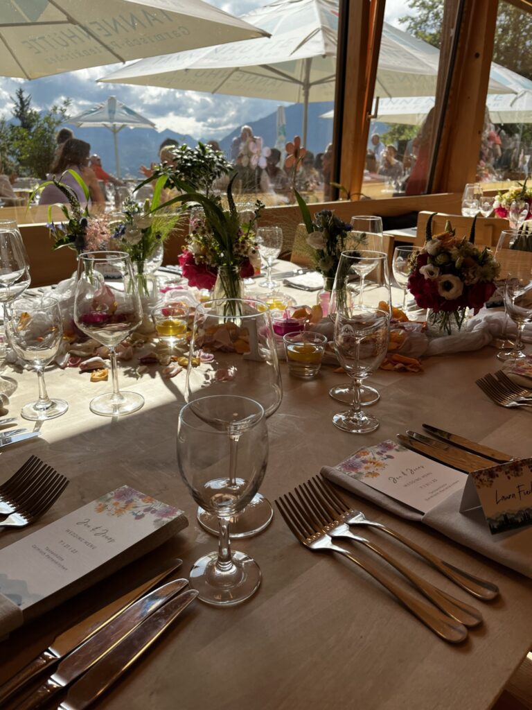 Destination wedding, Festival wedding Hochzeit auf der Tannenhütte Garmisch, Hochzeitsplanung 4 weddings & events by Uschi Glas
