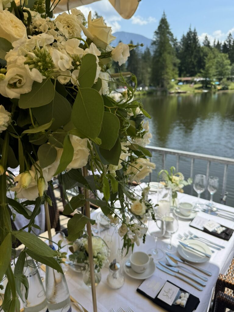 Hochzeit am Pflegersee, Hochzeitsplanung und Dekoration by 4 weddings & Events, Uschi Glas, destination wedding planner Germany